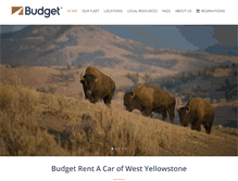 Tablet Screenshot of budget-yellowstone.com
